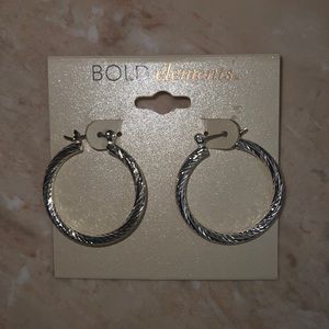 Silver Hoop Earrings